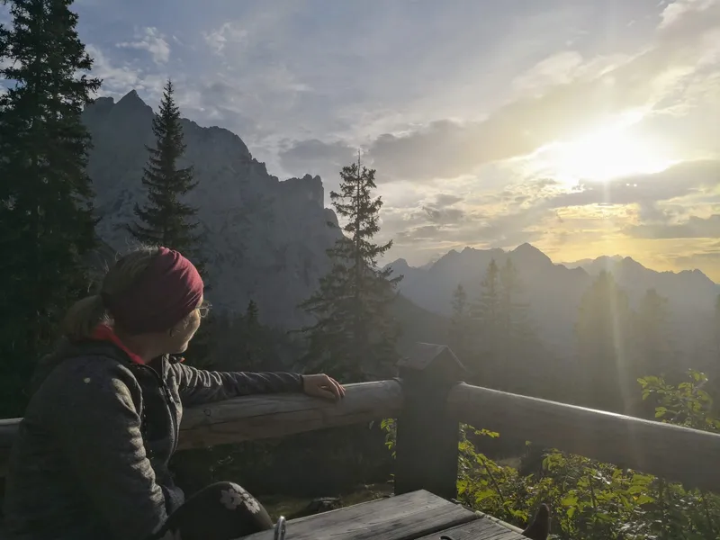 Sunrise over the Alps
